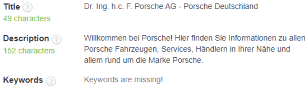 Keyword Fokus 2_Porsche